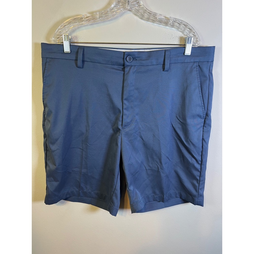 Amazon Essentials‎ Mens Shorts Flat Front Performance Blue Size 38